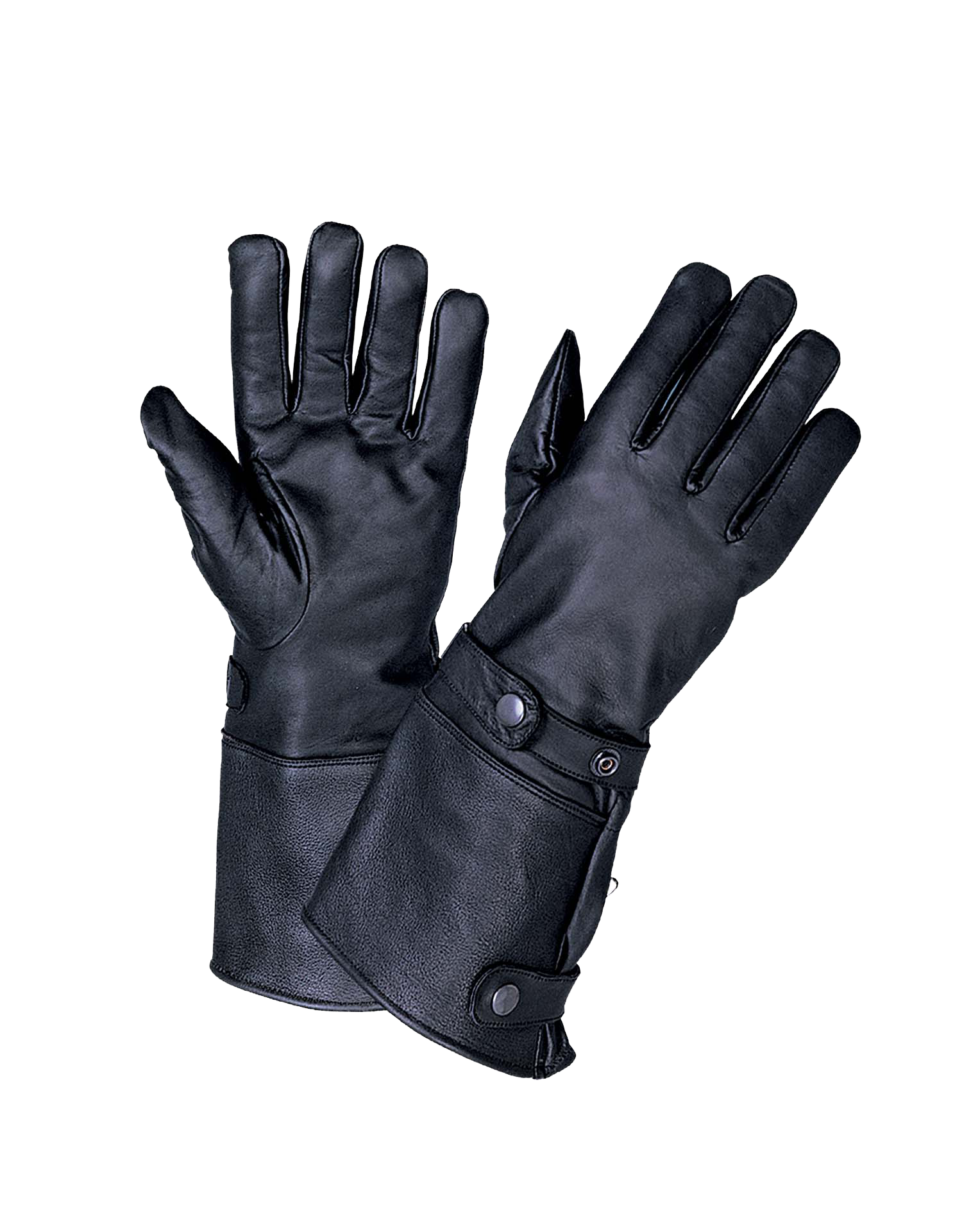 Unik International Mens Gauntlet Leather Gloves