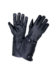 Unik International Mens Gauntlet Leather Gloves