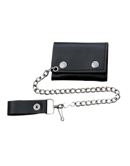 Unik International Trifold Biker Chain Wallet