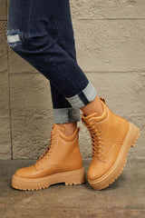 East Lion Corp Platform Combat Boots - Flyclothing LLC