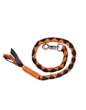 Unik International Black and Orange Biker Get Back Whip