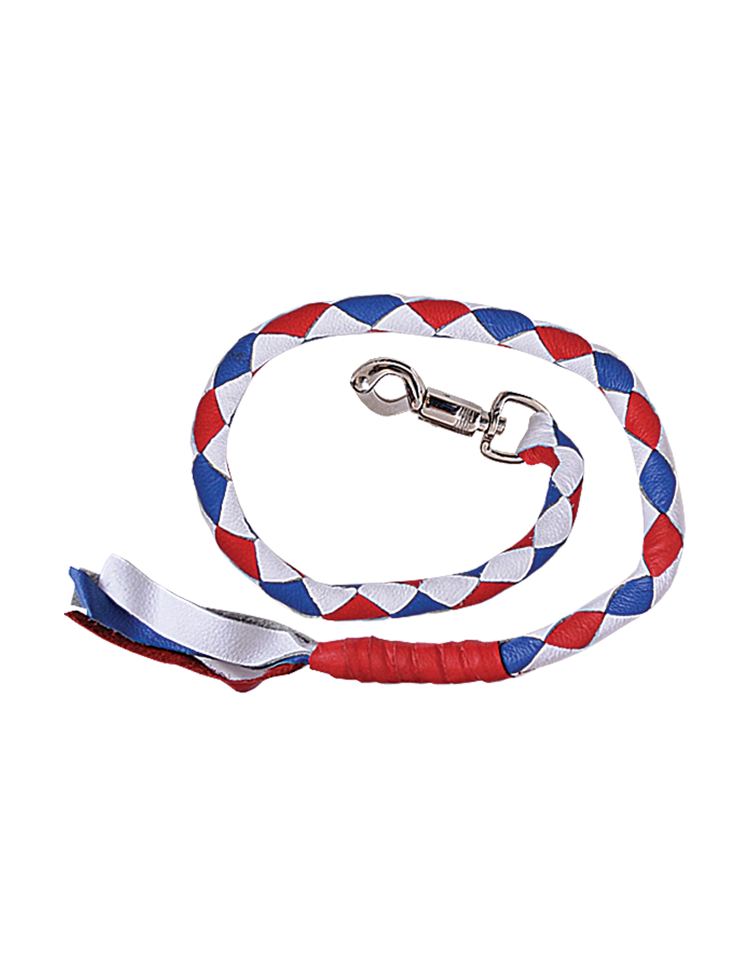 Unik International Red, White, & Blue Biker Get Back Whip