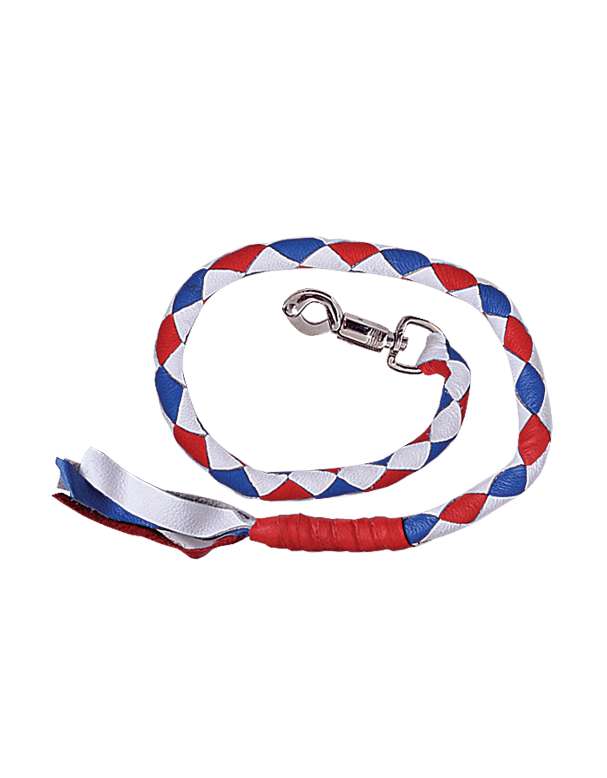 Unik International Red, White, & Blue Biker Get Back Whip