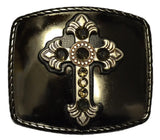 Rhinestone Cross Buckle - Flyclothing LLC