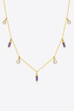 18K Gold Plated Multi-Charm Chain Necklace - Flyclothing LLC