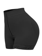 Full Size Lace Detail Hook-and-Eye Shaping Shorts - Flyclothing LLC