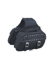 Unik International Black PVC Saddle Bags