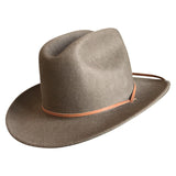 Kid's Sorrel Felt Western Cowboy Hat with Chin Strap - Flyclothing LLC