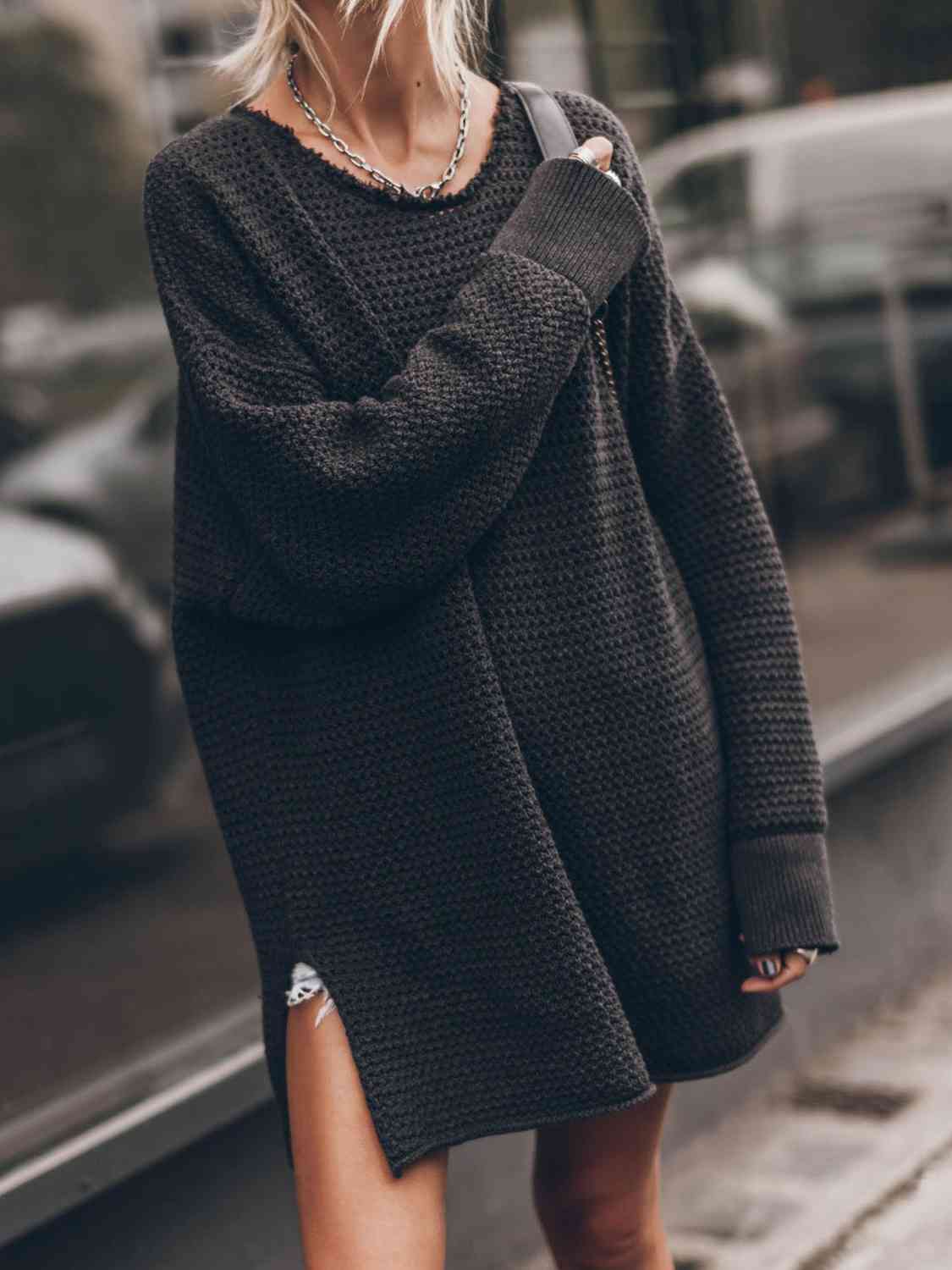 Louisville Printed Oversized Sweater