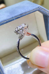 2 Carat Moissanite 925 Sterling Silver Ring - Flyclothing LLC