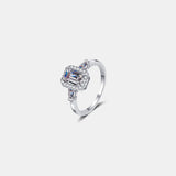 1 Carat Moissanite 925 Sterling Silver Ring - Flyclothing LLC