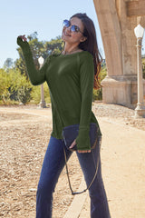 Basic Bae Full Size Round Neck Long Sleeve T-Shirt - Flyclothing LLC