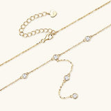 1.1 Carat Moissanite 925 Sterling Silver Necklace - Flyclothing LLC