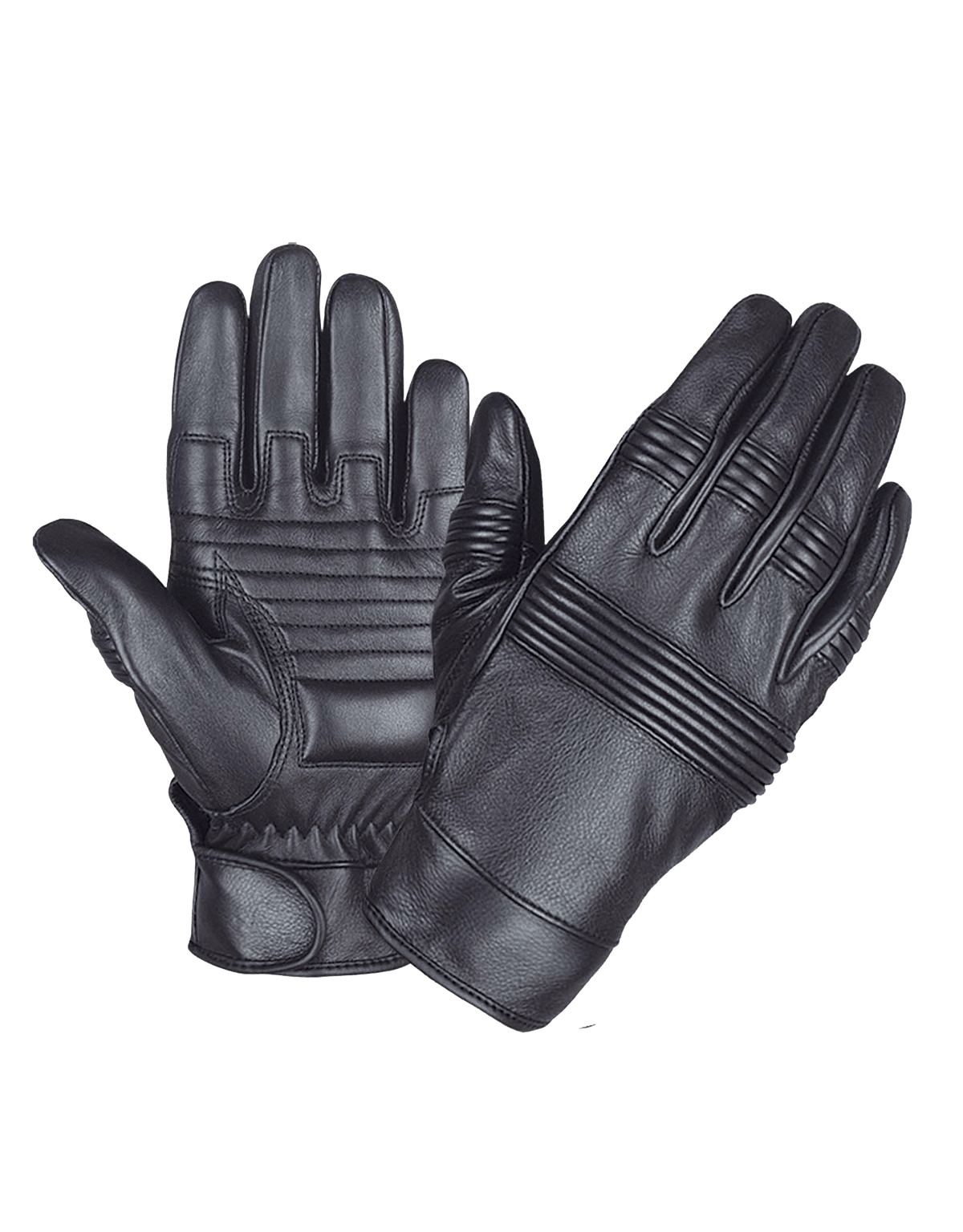 Unik International Mens Full Finger Leather Gloves