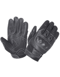 Unik International Mens Full Finger Leather Gloves