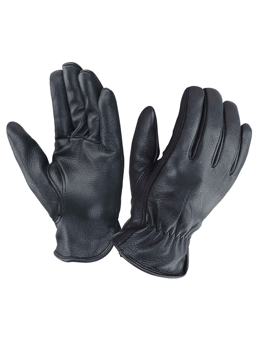 Unik International Mens Full Finger Deerskin Leather Gloves