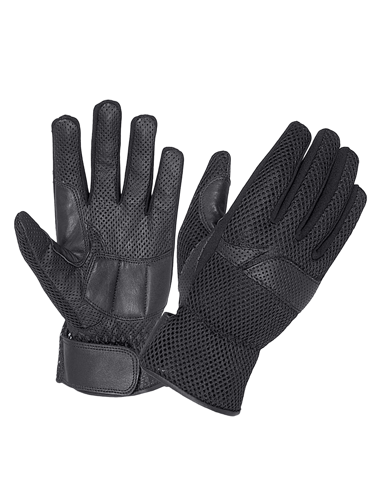 Unik International Mens Full Finger Mesh Gloves