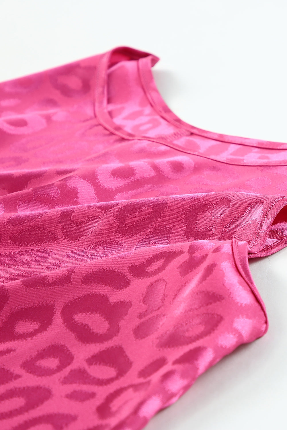 Sweet Days Leopard Round Neck Tank - Flyclothing LLC