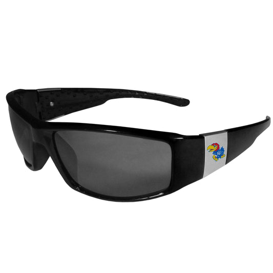 Kansas Jayhawks Chrome Wrap Sunglasses - Flyclothing LLC