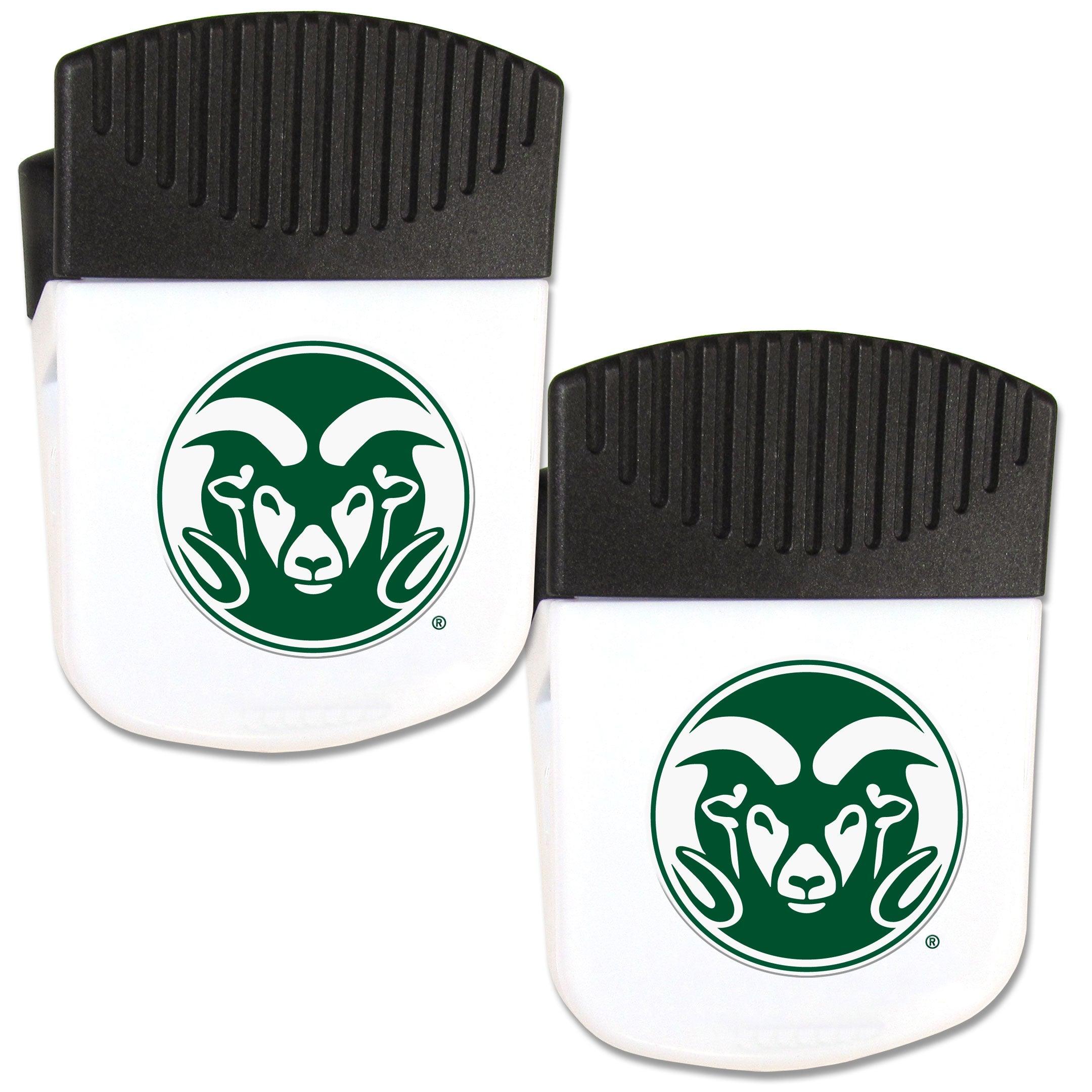 Colorado St. Rams Chip Clip Magnet with Bottle Opener, 2 pack - Flyclothing LLC