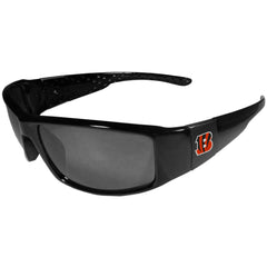 Cincinnati Bengals Black Wrap Sunglasses - Siskiyou Buckle