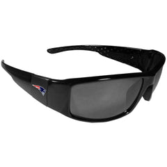 New England Patriots Black Wrap Sunglasses - Siskiyou Buckle