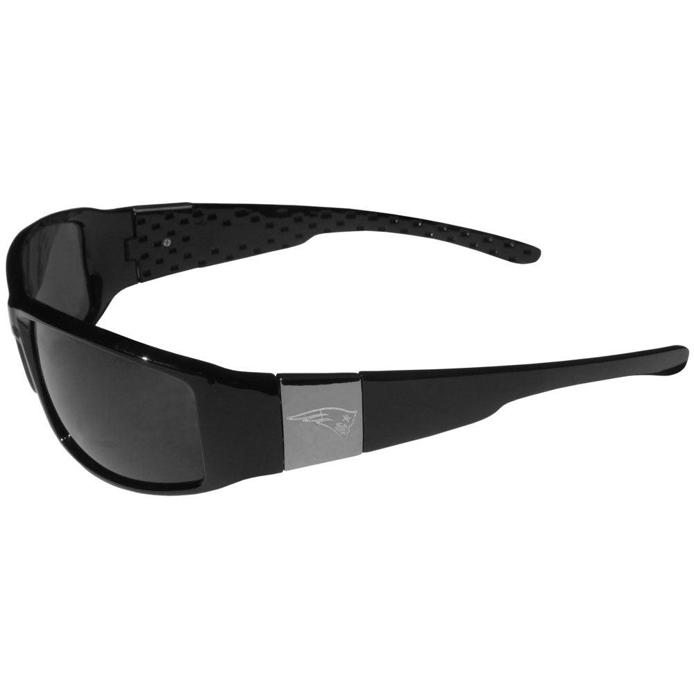New England Patriots Chrome Wrap Sunglasses - Flyclothing LLC