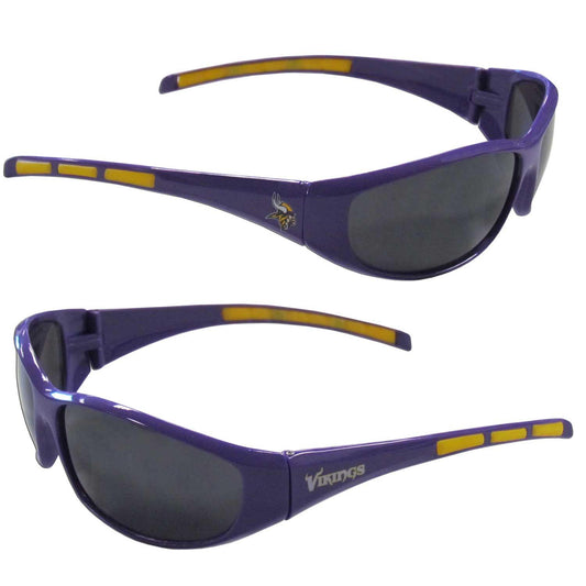 Minnesota Vikings Wrap Sunglass and Case Set - Siskiyou Buckle