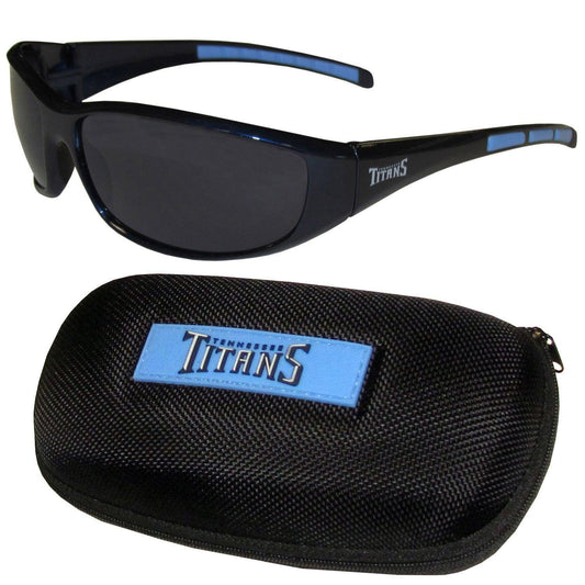 Tennessee Titans Wrap Sunglass and Case Set - Siskiyou Buckle