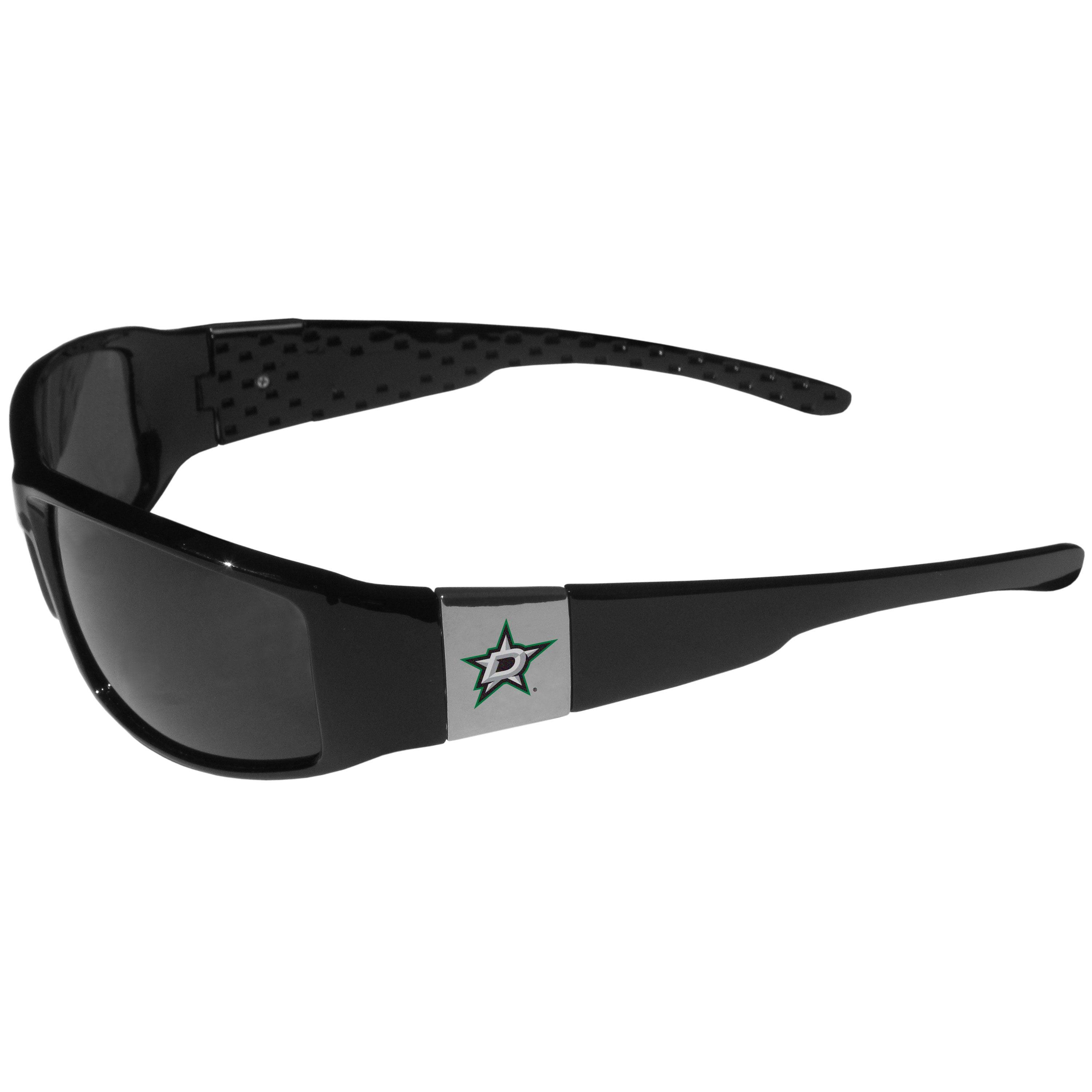 Dallas Stars™ Chrome Wrap Sunglasses - Flyclothing LLC