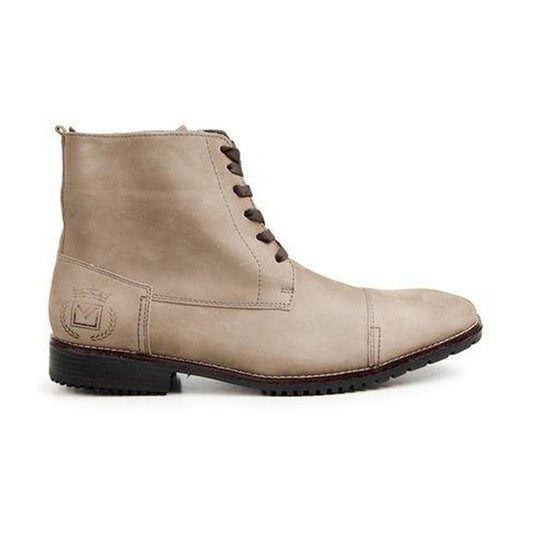 Sandro Moscoloni Premium Jacob Casual Beige Boots - Flyclothing LLC