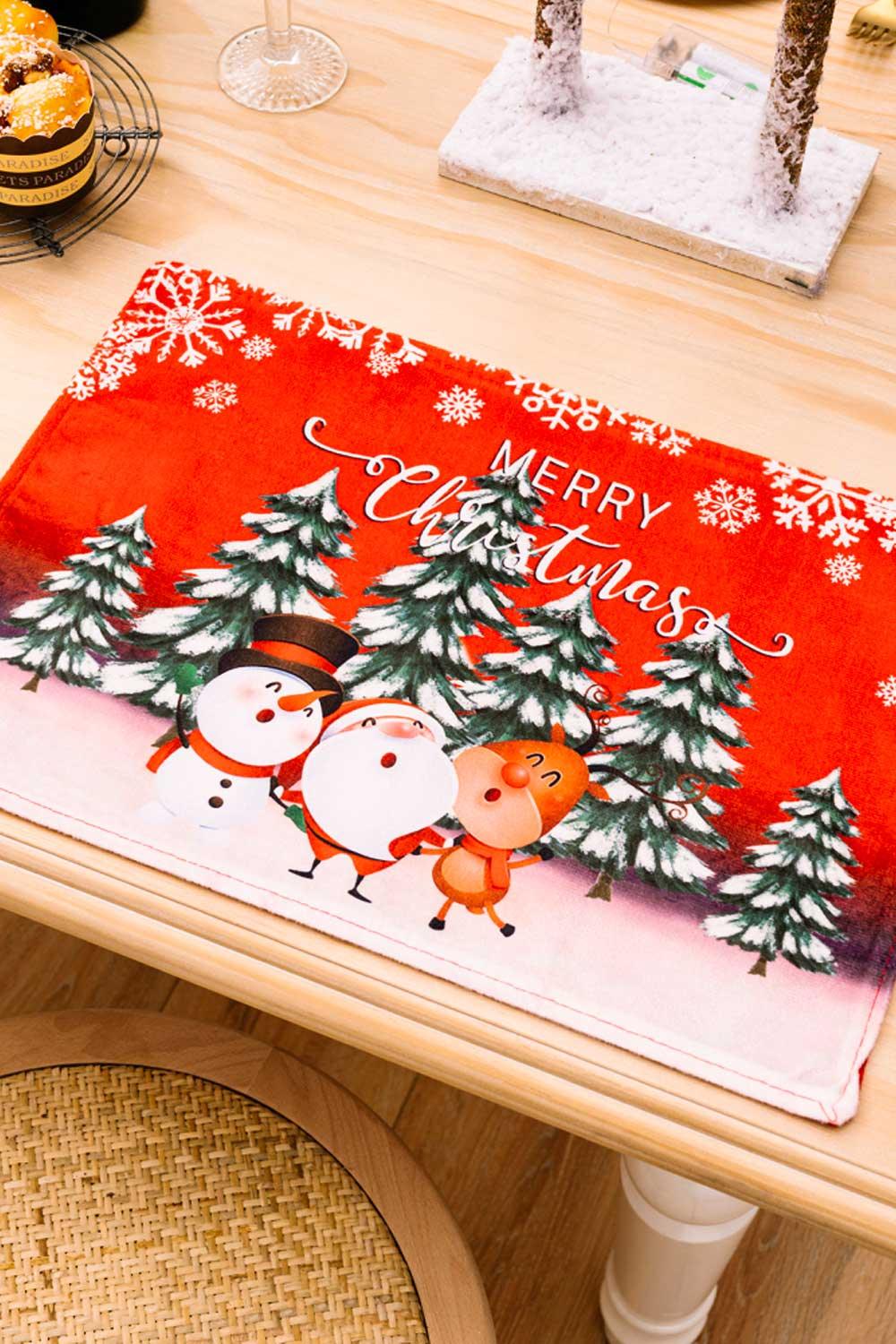 4-Pack Christmas Placemats - Flyclothing LLC