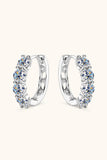 2.4 Carat Moissanite Huggie Earrings - Flyclothing LLC