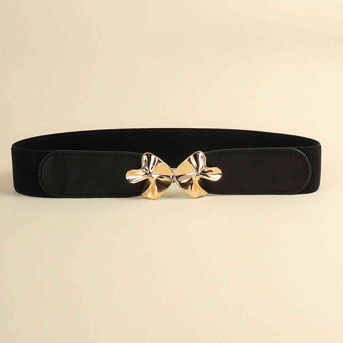 Alloy Buckle Elastic Belt - Trendsi