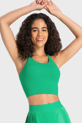 Crisscross Back Ladder Detail Sports Bra - Flyclothing LLC