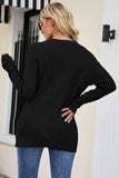 Twisted Round Neck Sweater - Flyclothing LLC