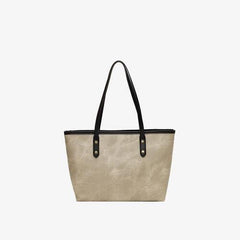 PU Leather Tote Bag - Trendsi