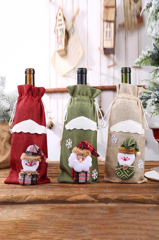 4-Pack Christmas Gnome Bottle Cover - Flyclothing LLC