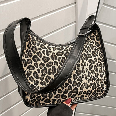 PU Leather Adjustable Strap Shoulder Bag - Flyclothing LLC