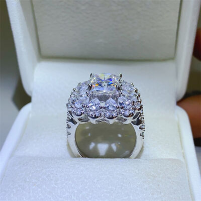 3 Carat Moissanite 925 Sterling Silver Ring - Flyclothing LLC