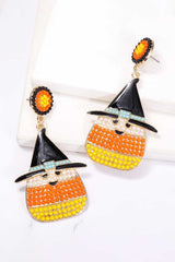 Witch's Hat Shape Synthetic Pearl Dangle Earrings - Flyclothing LLC