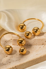 Stainless Steel Ball Earrings - Flyclothing LLC