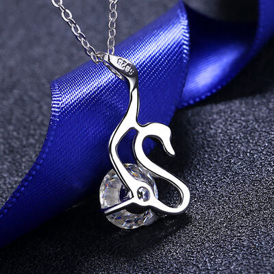 2 Carat Moissanite 925 Sterling Silver Necklace - Flyclothing LLC