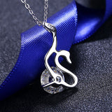 2 Carat Moissanite 925 Sterling Silver Necklace - Flyclothing LLC