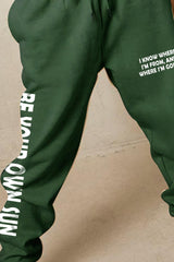 Simply Love Full Size BE YOUR OWN SUN Graphic Sweatpants - Flyclothing LLC