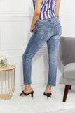 Kancan Full Size Amara High Rise Slim Straight Jeans - Flyclothing LLC