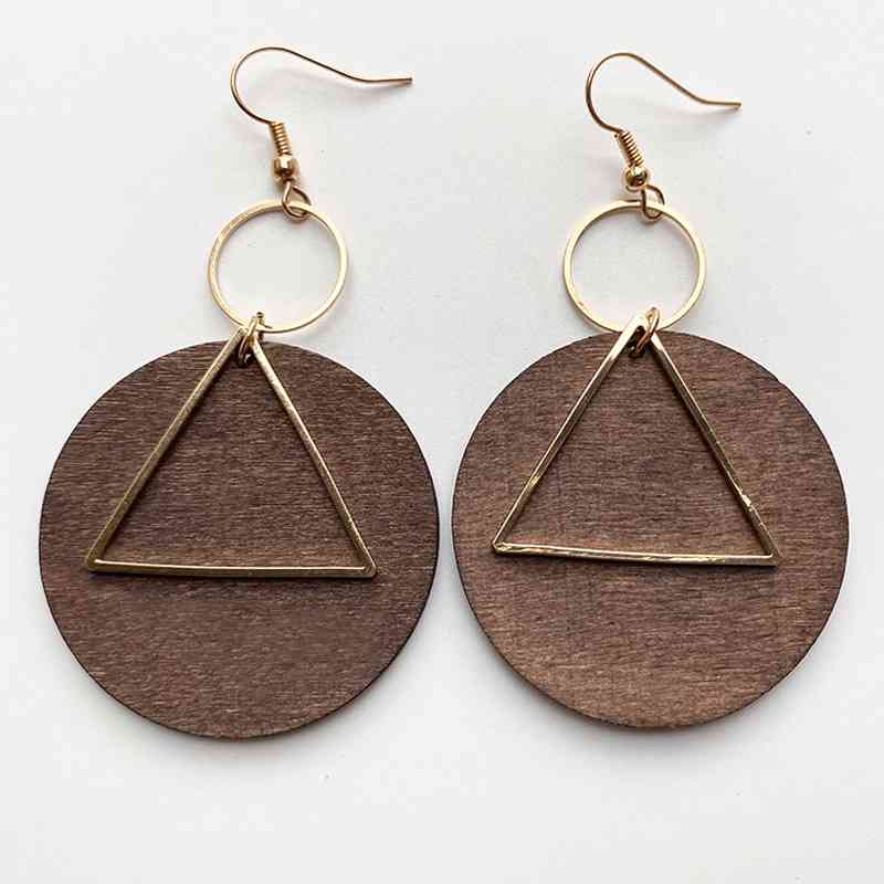 Geometric Drop Earrings - Flyclothing LLC