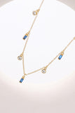 18K Gold Plated Multi-Charm Chain Necklace - Flyclothing LLC