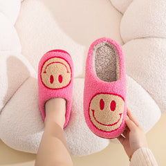 Melody Smiley Face Slippers - Flyclothing LLC