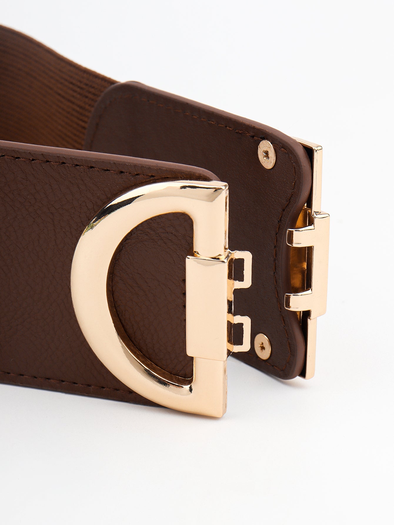 D Buckle Elastic Belt - Trendsi